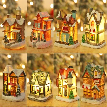 Navidad 2022 Noel Reçine Ev ışıkları ile Noel Parlayan Süsler Ev için Noel Çocuk Hediyeler Yeni Yıl 2023 Ev Dekor Noel