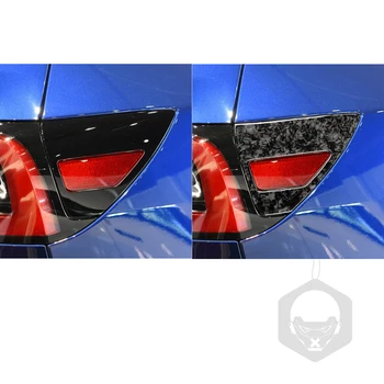 Tesla Modeli Y 2020 + Model 3 17-22 Dövme Karbon Fiber şarj portu Paneli ayar kapağı Araba Güçlendirme Aksesuarları Sticker