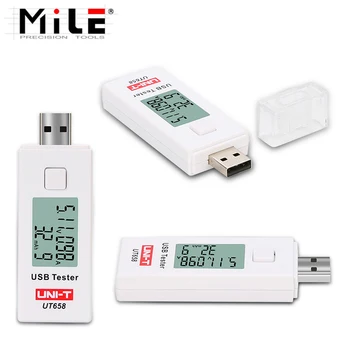MİL USB Test Cihazı Voltmetre Ampermetre Dijital LCD Gerilim Monitör Akım Ölçer Kapasitesi 9V 3A Arkadan Aydınlatmalı