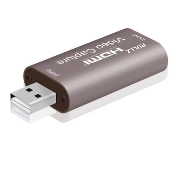 Mini 4K 1080P HDMI USB 2.0 Ses Video Yakalama Kartı Oyun Kayıt Kutusu Ps3 Ps4 Kamera Dizüstü PC Canlı Yayın Yayını
