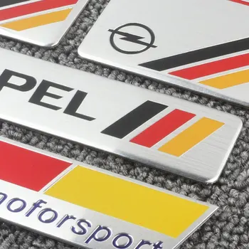 OPEL moforsport Rozeti Araba çıkartmaları Opel CORSA için modifiye vücut aksesuarları amblem arka bagaj süslemeleri logo evrensel çıkartmaları