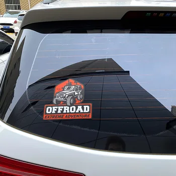 Yaratıcılık Gerçekçi Kişiselleştirilmiş Off Road Sticker Çıkartmaları Grafik Vinil Jeep Wrangler Unlimited Rubicon Güneş Koruyucu Su Geçirmez