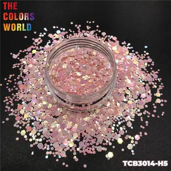TCT-441 Tıknaz Mix Altıgen Tırnak Glitter Nail Art Dekorasyon Tumbler El Sanatları DIY İşi Aksesuarları Festivali Parti Tedarikçisi