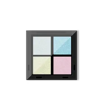 4 Renk Katı Aurora tırnak tozu Pırıltılı Ayna Glitter Krom Pigment Ovmak Toz Jel Oje Manikür Tırnak sanat dekoru 5