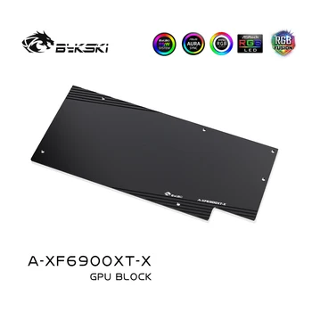 Bykski A-XF6900XT-X PC Su Soğutma video Grafik kartı Soğutucu GPU su Bloğu İçin XFX RX 6900 6800 XT ısı emici
