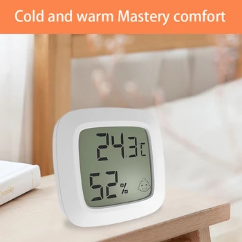 Mini LCD Dijital Termometre Higrometre Kapalı Açık Sıcaklık Odası Higrometre gösterge sensörü Higrometre Sıcaklık Ev için