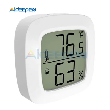 Mini Kapalı Termometre LCD Dijital Sıcaklık Odası Higrometre gösterge sensörü Nem Ölçer Kapalı Termometre Sıcaklık