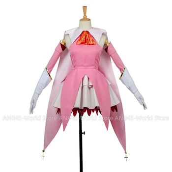 Anime Kader Kaleid Astar Prizma Illya FGO Illya Cosplay Kostüm Pembe Üst Katmanlı Etek Tam Set Pelerin Cadılar Bayramı Custom Made