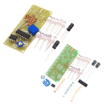 4.5-6V devre Dijital 10 LED Elektronik Saat DIY Kitleri Uygulama öğrenme kartı PC B Lehimleme
