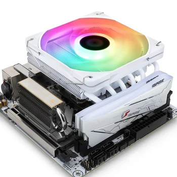 Thermalright AXP120-X67 beyaz / siyah ARGB 6 ısı boruları CPU radyatör PC aşağı ıtin soğutucu LGA 115X1200 1700 2011 2066 AMD AM4