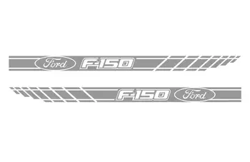 FORD F150-2pcs yan Şerit vücut çıkartması vinil grafik sticker logo yüksek kalite ! 4