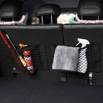 Subaru XV Crosstrek için 2018 2019 2020 2021 Araba Boot Bagaj Koltuk Geri Elastik Depolama Net Kargo Organizatör Çantası Aksesuarları