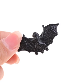 20 ADET Gerçekçi Plastik Yarasa Simülasyon Aydınlık Yarasa Böcek Tricky Prop Prank Oyuncak Korkunç Yenilik Komik Cadılar Bayramı Parti Malzemeleri