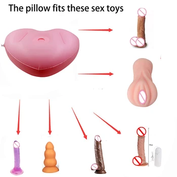 CamaTech Şişme seks sandalyesi için Delik ile Yapay Penis Kadın Mastürbasyon Anal Plug Yastık Cinsel Pozisyon Aşk Yastık SM Mobilya