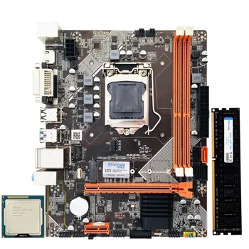 ENVİNDA B75 Anakart Seti Çekirdek i5 3470 CPU 8GB 1600MHz DDR3 masaüstü bellek NVME M. 2 USB3. 0 SATA3 PC Anakartlar