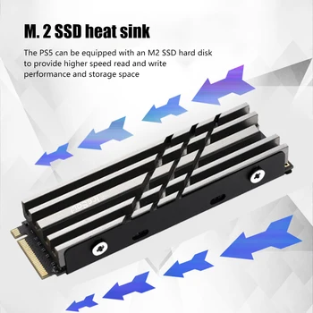 Alüminyum Alaşımlı soğutma ısı emici PC aksesuarları CNC M. 2 SSD soğutucu çift taraflı termal ped Değiştirme Nvme 2242/2280