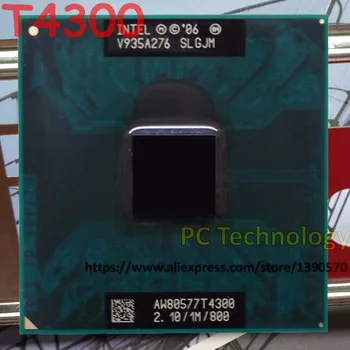 Orijinal Intel Pentium CPU T4300 (1 M Önbellek, 2.1 GHz, 800 MHz FSB) dizüstü işlemci ücretsiz kargo