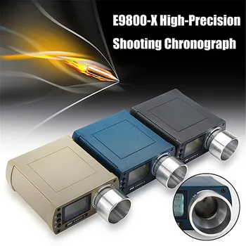 Mermi Ateşleme Hızı Chronograph Çekim Ölçüm Aletleri Chronograph Çekim İçin Lcd Chronoscope E9800-X Hız Test Cihazı