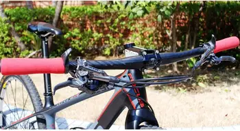Fourıer MTB Bisiklet Sapları Bisiklet Dağ Bisikleti Dayanıklı Karbon Fiber ve Naylon Bisiklet Gidon Sapları