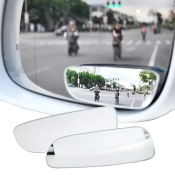 2 ADET 360 Rotasyon Araba Kör Nokta Ayna Ayarlanabilir Bebek Araba Yan Ayna Arka Koltuk Otomatik Karartma Dikiz Cam İç Şekillendirici