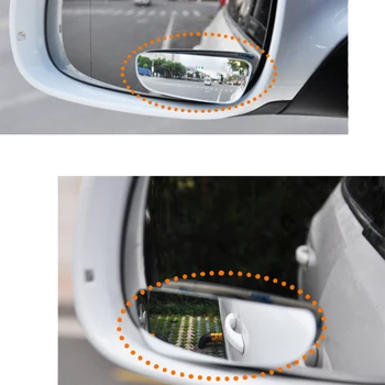 2 ADET 360 Rotasyon Araba Kör Nokta Ayna Ayarlanabilir Bebek Araba Yan Ayna Arka Koltuk Otomatik Karartma Dikiz Cam İç Şekillendirici 2
