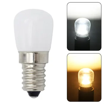 Marka Yeni LED Ampul Süt Beyaz Cam Kapak T26 Buzdolabı Ampul LED Cüce Küçük Vida E14 Günışığı Beyaz Da Uyar Tuz Lambaları