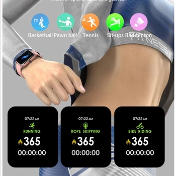 2022 Yeni akıllı saat Erkekler Bayanlar Bluetooth Çağrı 1.54 İnç Tam Dokunmatik Ekran Spor Spor Bayanlar akıllı saat Android IOS İçin 4