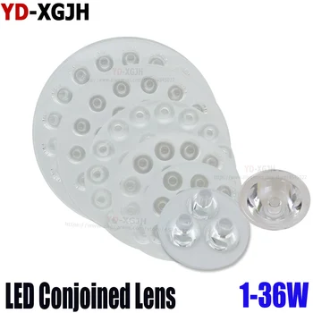 2 ADET LED Yapışık Lens Spot Lamba Çip Lensler 1W3W5W7W 9W12W15W18W21W24W36W Yüksek Güç 1W LED Lümen Düz Şeffaf e n e n e n e n e n e n e n e n e n e Lens 3