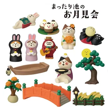 Yeni 2022 Japonya Sonbahar Ortası Festivali Japonya Dekorasyon Kitaplık Dekorasyon Koleksiyon Ev Dekor Reçine Zanaat Süsler Hediyeler 5