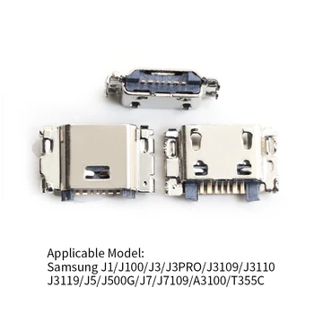 10 ADET mikro usb 7Pin Jack konektör soket Veri şarj portu Kuyruk Fişi Samsung G532 I8262 J5 J7 J5008