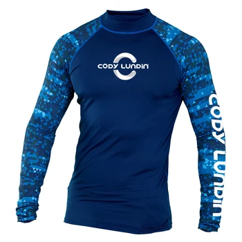 Cody Lundin Rahat erkek spor tişört Uzun Kollu Su Sporları Mayo Sörf Dalış Hızlı Kuru Tee Gömlek Takım Gömlek