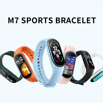 2022 Yeni M7 akıllı saatler IP67 Erkekler spor takip saati Kalp Hızı Kan Basıncı Monitörü akıllı bilezik Cep Telefonu İçin