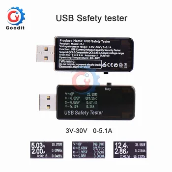 LED Dijital Çift USB Bağlantı Noktası Akım Gerilim Şarj Testi Dedektörü Test Cihazı Pil doktor ölçer Monitör Voltmetre Ampermetre Şarj Cihazı