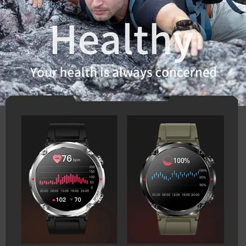 2023 Yeni akıllı saat Erkekler Uzun Bekleme 1.6 İnç IPS Ekran Spor Saatler HD Sesli Arama Su Geçirmez Smartwatch Android IOS İçin 0