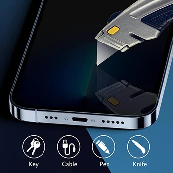 Gizlilik Temperli Cam İphone 14 Pro max Ekran Koruyucu İle Kolay kurulum Aracı Anti Scratch Tam koruma 20 adet