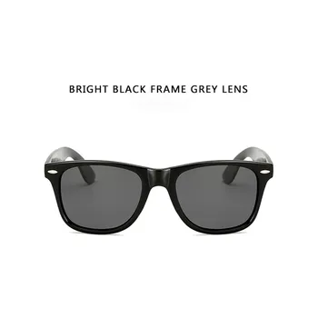 Polarize Güneş Gözlüğü Erkekler Polaroid Güneş Gözlüğü Erkekler için Sürüş Aynalar Puan Siyah Çerçeve Gözlük Erkek güneş gözlüğü UV400 1