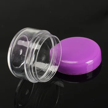 10 Adet / 50 Adet Mini Kozmetik Kavanoz Pot Göz Farı Kompakt Makyaj Yüz Kremi Kabı NIN668