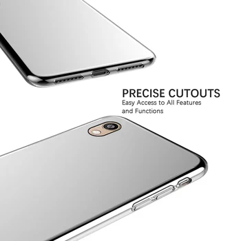 Şeffaf Silikon Telefon Kılıfları için Huawei Onur 8 S Yumuşak TPU Şeffaf Mobil arka kapak 360 Darbeye Dayanıklı Koruyucu Honor8S 8 S Jel 0