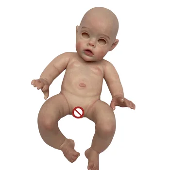 25 CM Reborn Bebekler Tam Vücut Katı Silikon El Yapımı Boyalı Yeniden Doğmuş Bebek Bebek Muñecas Para Niñas Boneca Reborn Corporation De Silikon