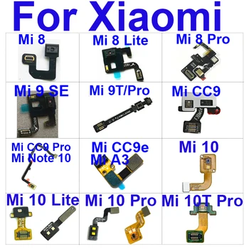 Mesafe ışık Yakınlık Sensörü Bağlayıcı Flex Kablo Xiaomi Mi 8 9 9T 10 Lite Pro 10T CC9 CC9e 9 SE İçin Mi Not 10 A3