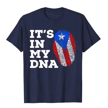 Porto Riko Gurur T-Shirt Porto Rikolu Boricua DNA Popüler Erkek T Shirt Pamuklu T Shirt Baskılı Noel Giyim