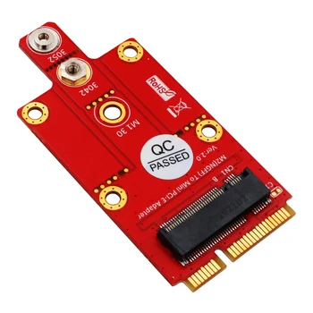 M. 2 Anahtar B Mini Pcı-E Adaptörü NGFF M2 Mini PCI Express PCIe 3G 4G 5G Modülü Destekler Tam boy ve Yarım boy mPCIe Yuvası 3