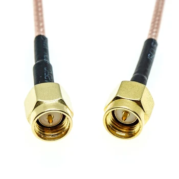SMA Erkek SMA Erkek fiş RF Jumper pigtail Kablo RG316 Koaksiyel Konnektör