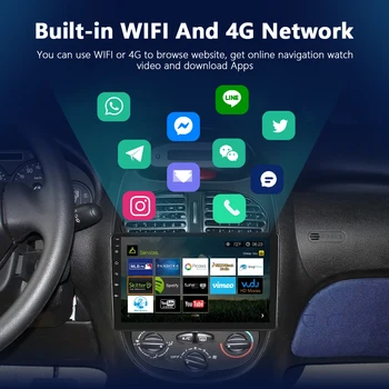 Podofo Peugeot İçin 206 2001-2016 Citroen C2 Multimedya Video Oynatıcı 2din GPS Android Oto Radyo Navigasyon Araç Stereo CarPlay