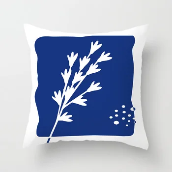 2022 Moda İskandinav Süper Yastık Retro Geometrik Soyut Sanat Mavi Yeşil uyku yastığı Yastık kanepe kılıfı