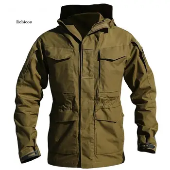 İNGILTERE ABD Ordusu Giyim Rüzgarlık Askeri Alan Ceketler Erkek Kış / Sonbahar Su Geçirmez Uçuş Pilot Ceket Hoodie Üç renk