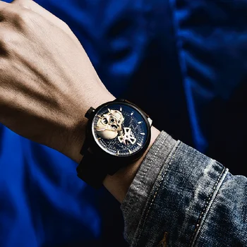 PAGANI tasarım Üst Marka Yeni Lüks Mekanik İzle Moda Su Geçirmez 100M erkek saati Paslanmaz Çelik spor saat
