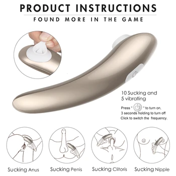 Klitoris Stimülatörü 10 Emme Güçlü Modları Hava Darbe Basınç Dalga Teknolojisi Su Geçirmez Silikon Seks Oyuncakları Kadın Çiftler İçin 4