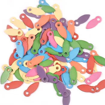 100 Adet Renkli Başlı Karalama Defteri Süsleme Dönen Kilitleri Düğmeler Brad DIY Fotoğraf Albümü Çerçeve El Yapımı Ayakkabı Dekor c2195