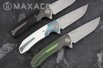 Maxace goliath 2.0 Yeni Renkler Katlanır Bıçak EDC K110 Blade Titanyum ve g10 Kolu Cep Katlanır Bıçak Survival Outdoortool